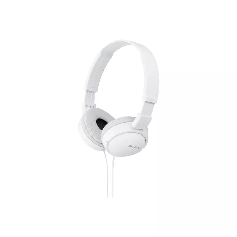 Sony MDR-ZX110 Closed Supra-Aural Dome Stereo Headphones, White