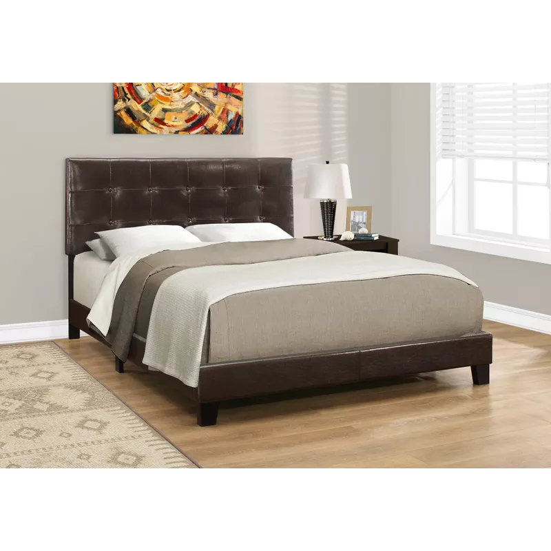 Rent to own Bed/ Queen Size/ Platform/ Bedroom/ Frame/ Upholstered/ Pu