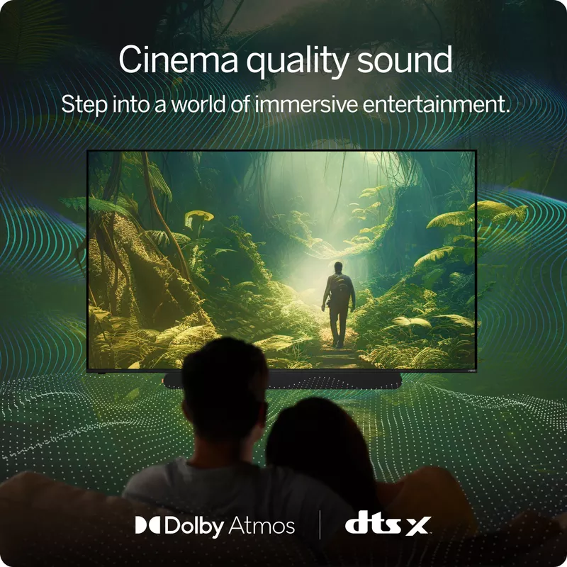 VIZIO 5.1 Soundbar, Wireless Subwoofer, Surround Sound w/ Dolby Atmos and DTS:X - Black