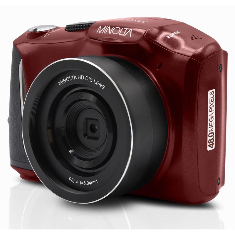 Minolta Minolta MND50 48 MP 4K Ultra HD Digital Camera (Red)