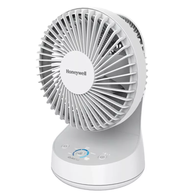 Honeywell - QuietSet 5 Oscillating Table Fan White