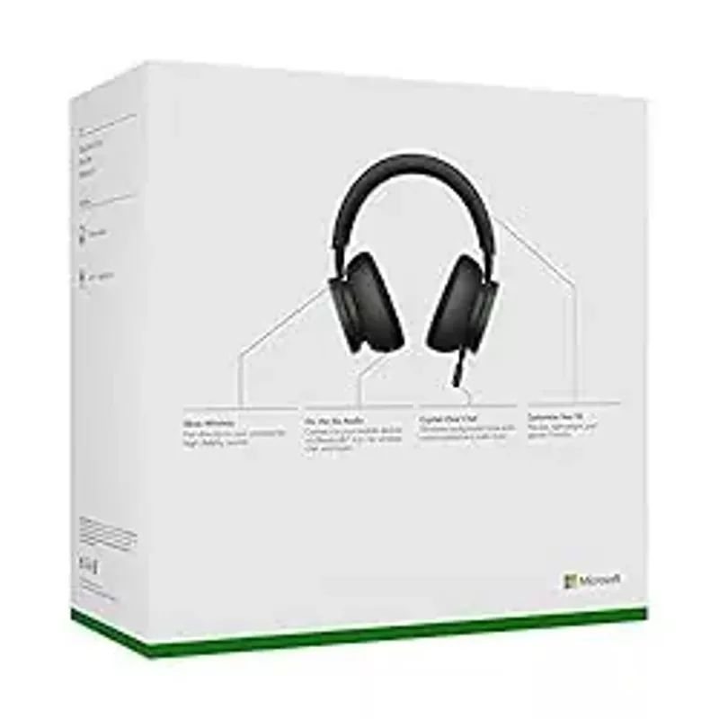 Microsoft - Xbox Wireless Gaming Headset for Xbox Series X, S, Xbox One, and Windows 10, 11 - Black