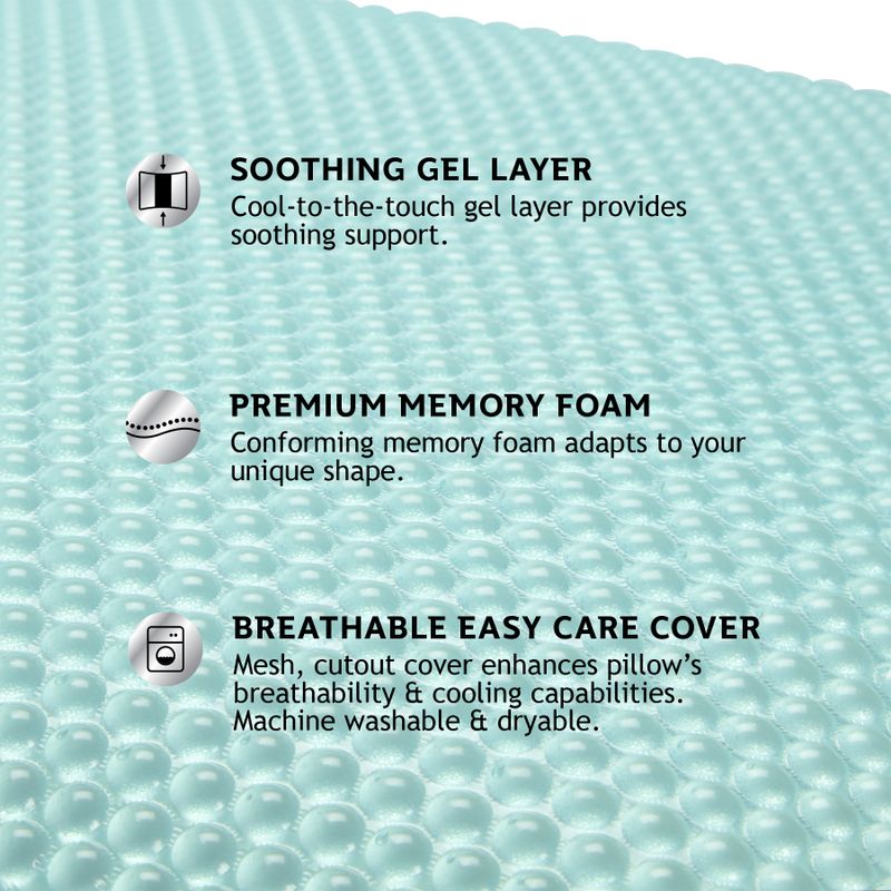 Sealy Memory Foam Gel Pillow - Standard