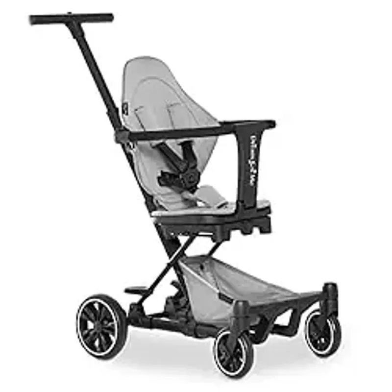 Dream On Me Drift Rider Baby Stroller in Gray, Lightweight Stroller with Compact Fold, Sturdy Design, 360 Degree Angle Rotation Travel Stroller