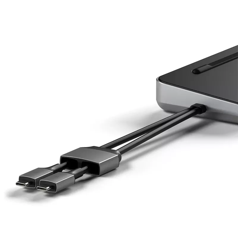Satechi Dual Dock Stand with NVMe SSD Enclosure