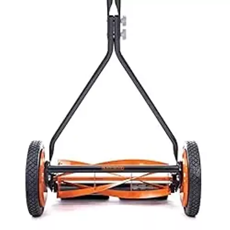 Black+Decker 304-16DB 16-Inch 4-Blade Push Reel Lawn Mower Orange