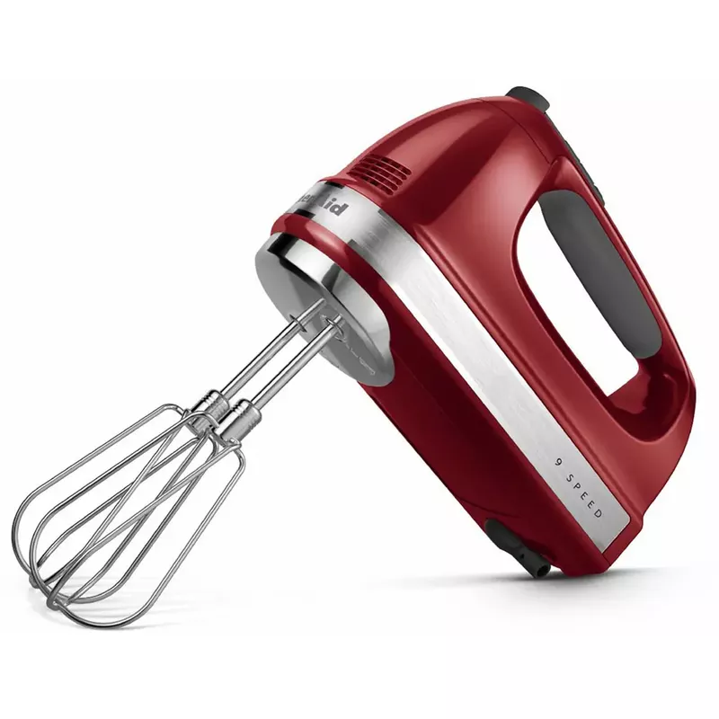 KitchenAid 9-Speed Hand Mixer with Turbo Beater II Accessories in Empire Red