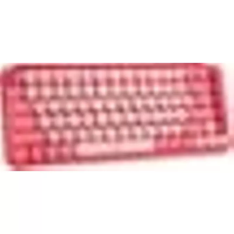 Logitech - POP Keys Wireless Mechanical Tactile Switch Keyboard for Windows/Mac with Customizable Emoji Keys - Heartbreaker Rose