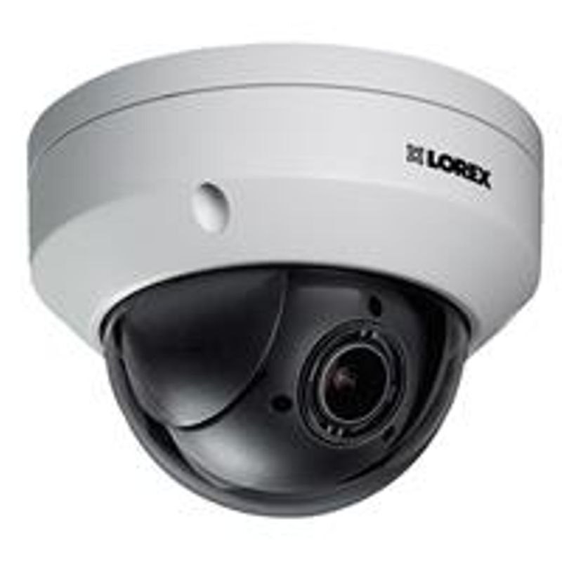 Lorex LNZ44P4B Super High Definition 4MP Indoor/Outdoor Day & Night PTZ Network Dome Camera with Color Night Vision, 4x Optical Zoom,...