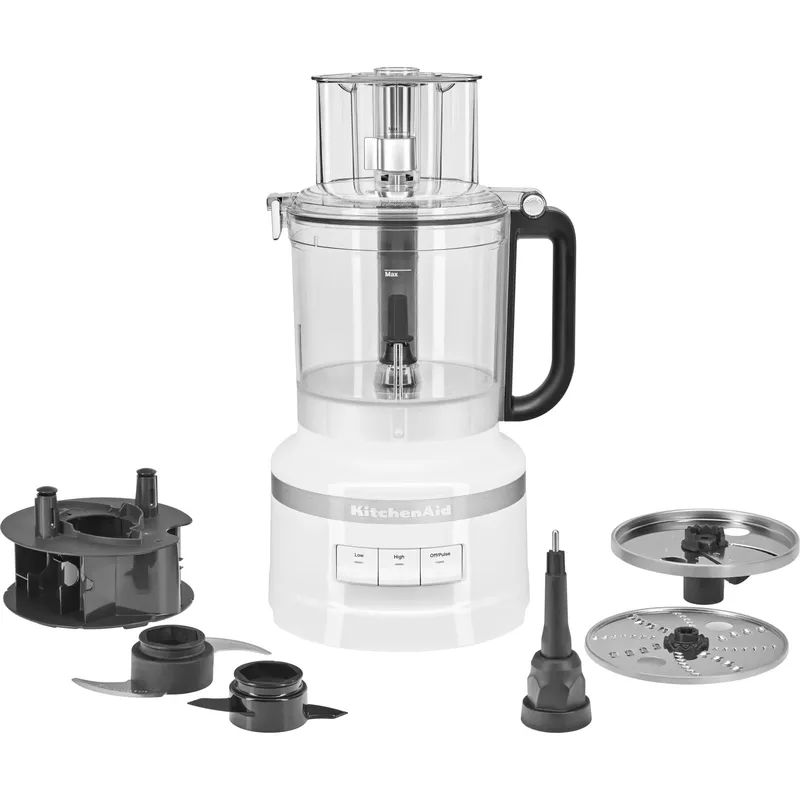KitchenAid 13-Cup Food Processor with Work Bowl in White