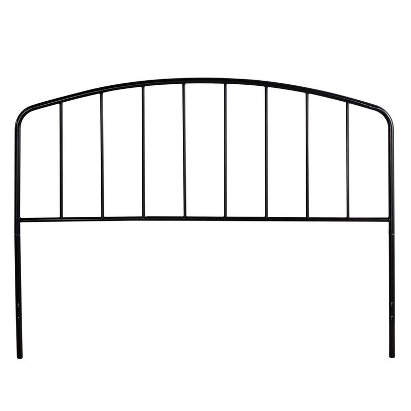 Carbon Loft Cronkite Black Metal Headboard with Arched Spindle Design - Twin