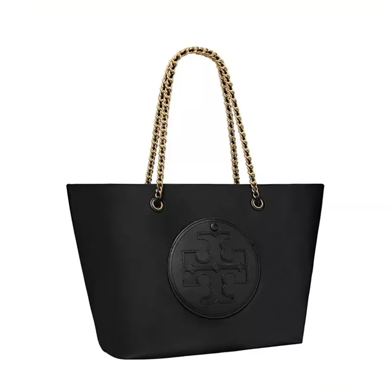 Tory Burch Ella Chain Tote (Black)