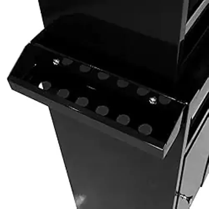 PULLAFUN 5-Drawer Rolling Tool Chest Storage Cabinet with Detachable Top Tool Box,230 LBS Capacity,Universal Lockable Wheels,Locking Mechanism,Tool Cart for Garage, Warehouse, Repair Shop (Black)