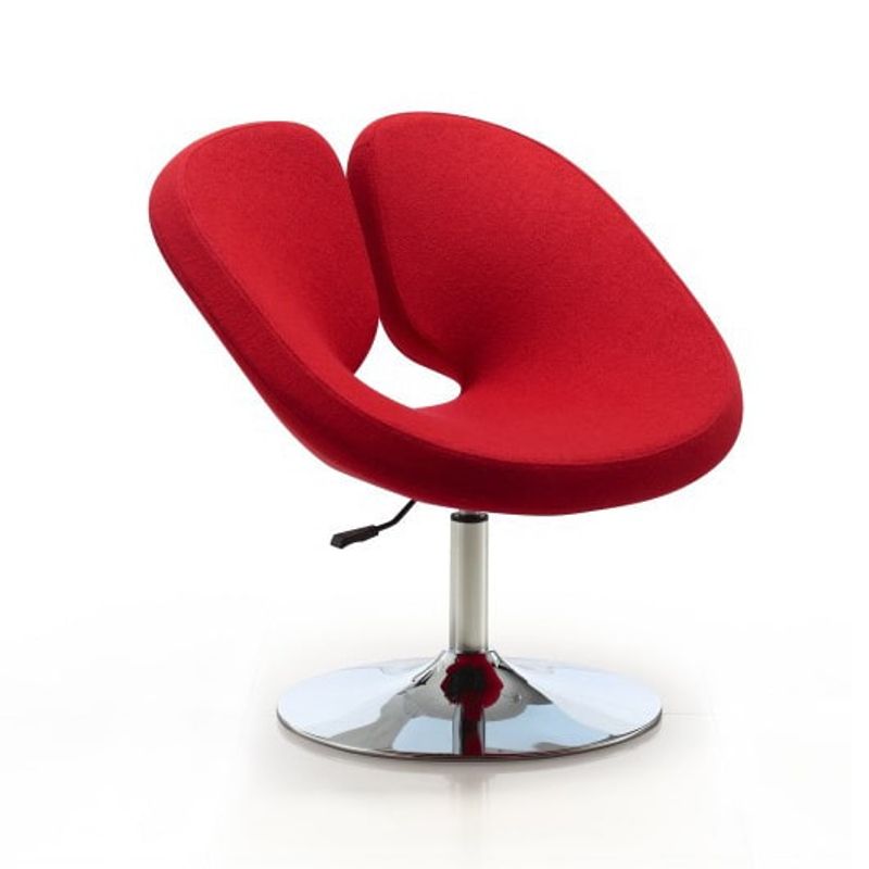 Pluto Red Adjustable Leisure Chair - Red