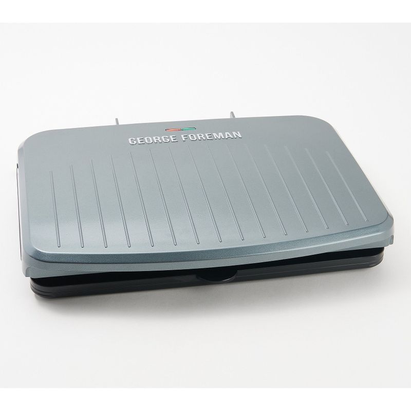 George Foreman 9 Serving Electric Indoor Grill & Panini Press - 9 Serving - 9 Serving - Silver