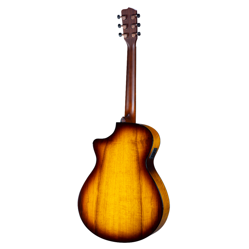 Breedlove Pursuit Exotic S Concerto Tigers Eye CE Acoustic Electric Guitar. Myrtlewood-Myrtlewood