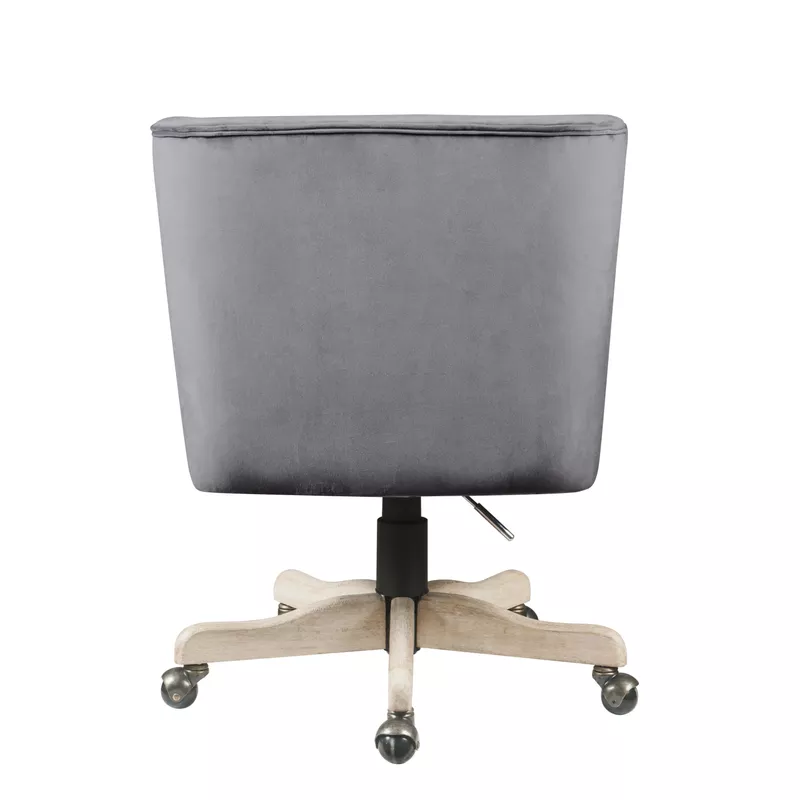 ACME Cliasca Office Chair, Gray Velvet