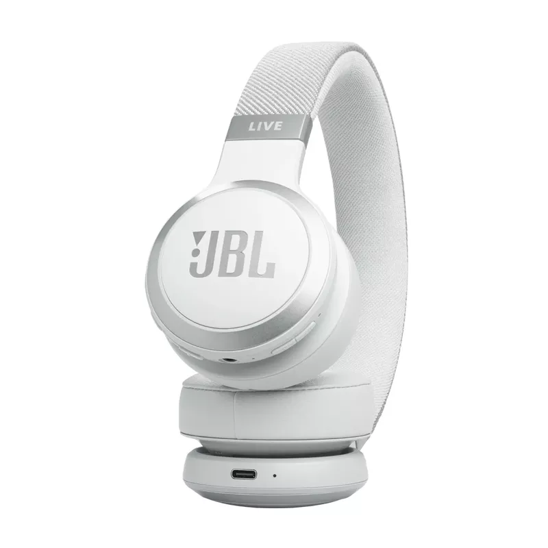 JBL - Live 670NC True ANC Wireless On Ear Headphones White