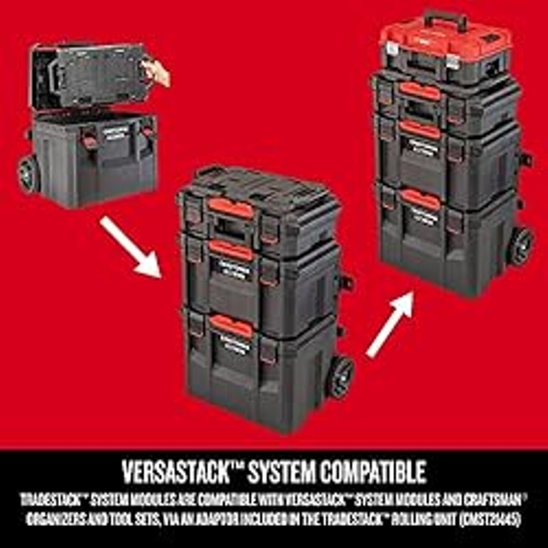 CRAFTSMAN TRADESTACK Tool Box, Tool Organizer, Drawer Unit (CMST21404)