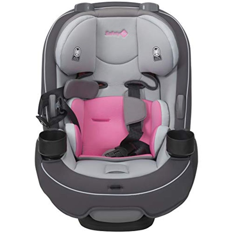 Safety 1st Grow and Go 3-in-1 Convertible Car Seat, Carbon Rose
