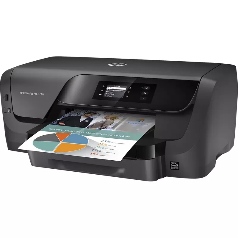 HP - OfficeJet Pro 8210 Wireless Inkjet Instant Ink Ready Printer - Black