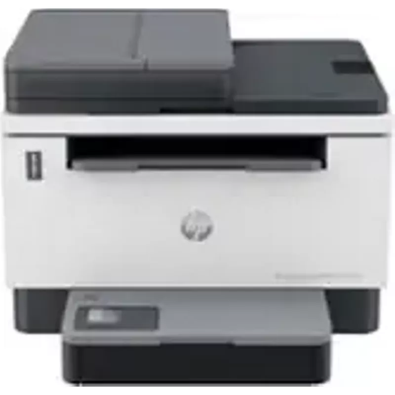 HP - LaserJet Tank 2604sdw Wireless Black-and-White All-In-One Laser Printer preloaded with up to 2 years of toner - White