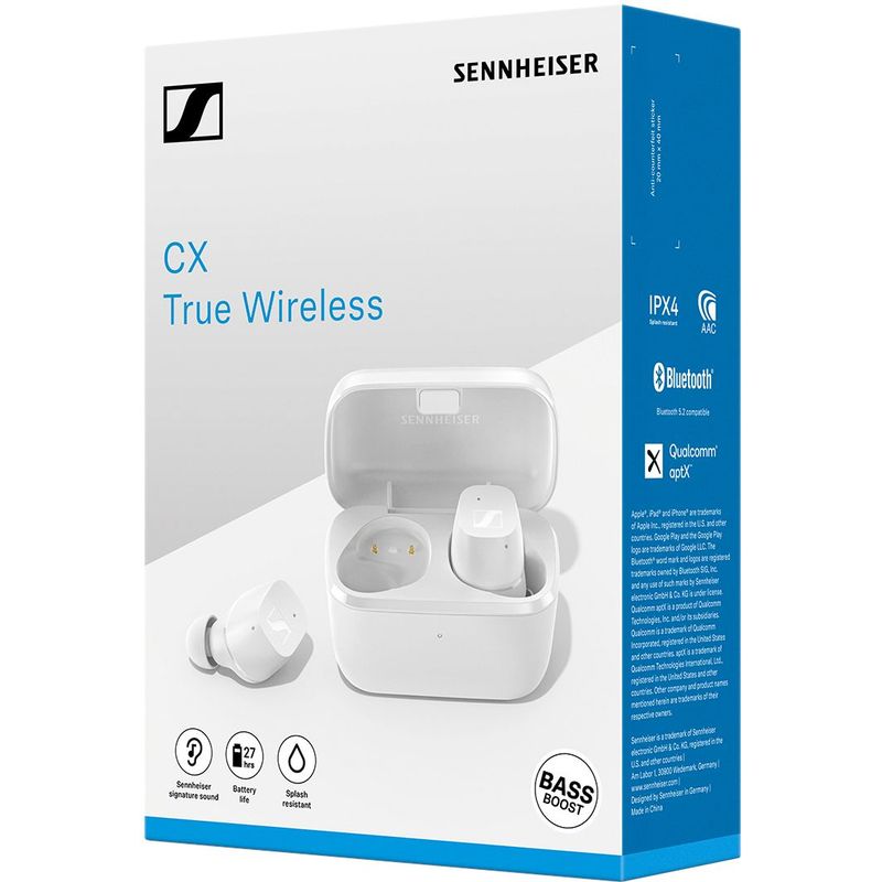 Alt View Zoom 16. Sennheiser - CX True Wireless Earbud Headphones - White