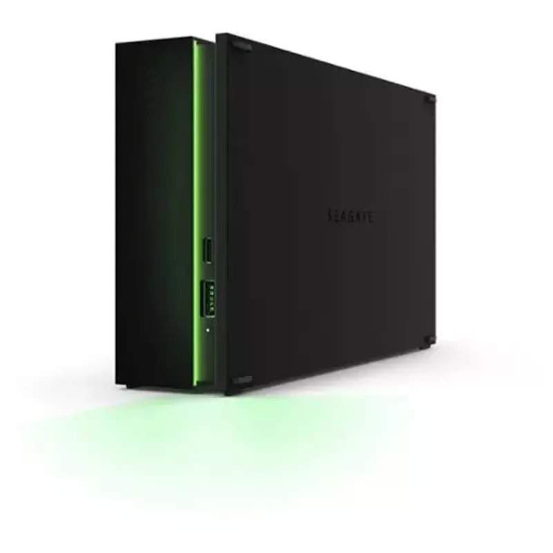Seagate - Game Drive for Xbox 8TB External USB 3.2 Gen 1 Desktop Hard Drive with Certified Xbox Green LED Lighting - Black
