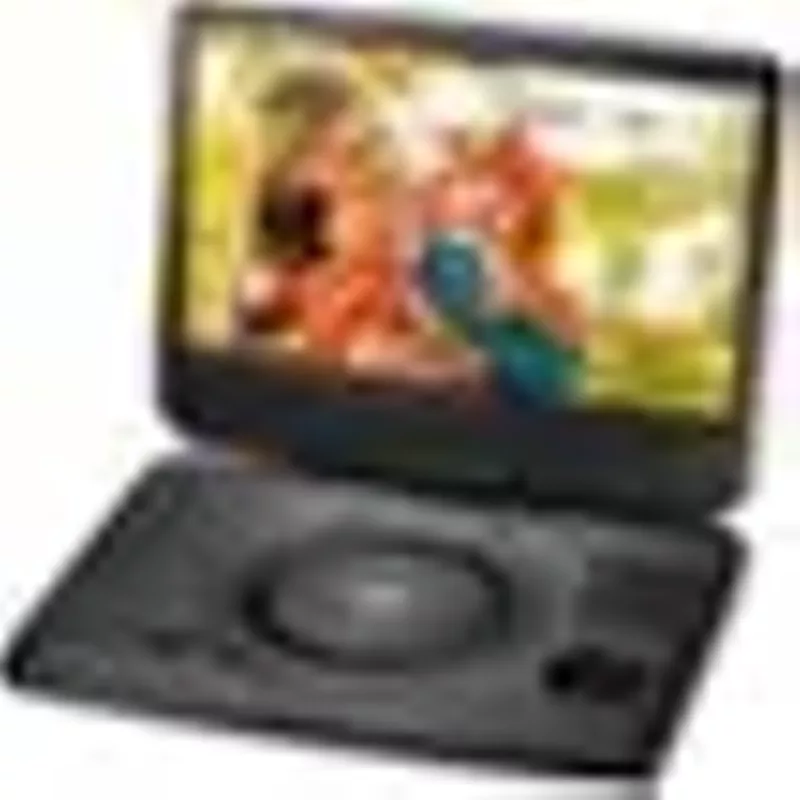Insignia™ - 10" Portable DVD Player with Swivel Screen - Black
