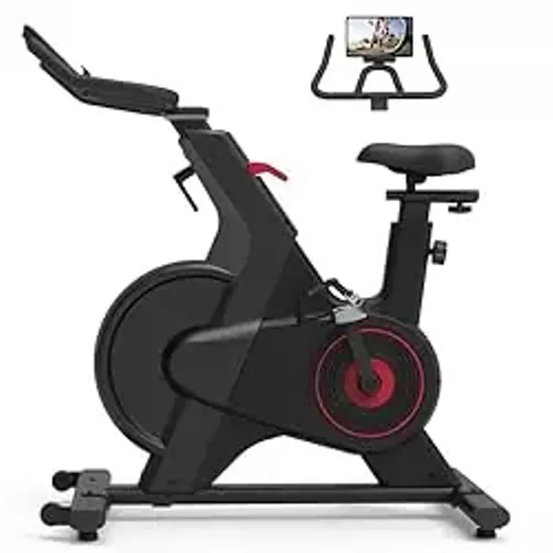yoyomax Exercise Bike, Magnetic Stationary Bicycle, Indoor Cycling Bike - Fitness Stationary Bicycle Machine with Comfortable Seat Cushion & Digital Display with Pulse