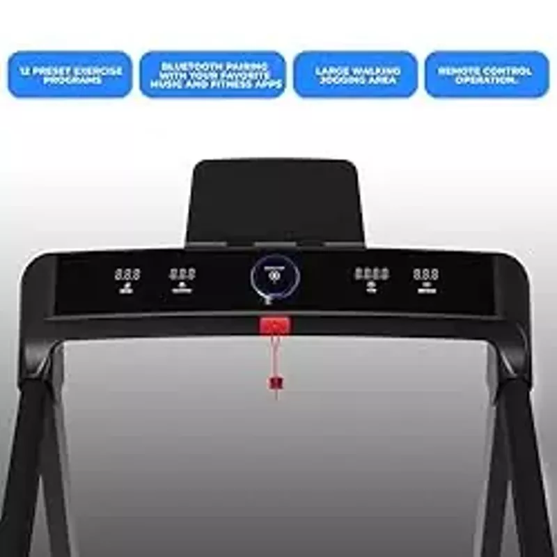 Folding Motorized Treadmill Machine - Total Fitness Control ,  Seamless Tech Integration ,  Space-Saving Design ,  Smart Metrics Display ,  Supports BT Music and Fit Home, Kinomap, Zwift App
