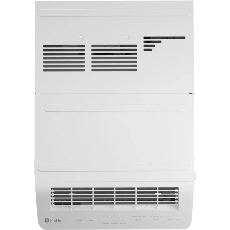 GE Profile - ClearView 350 Sq. Ft. 8,300 BTU Smart Ultra Quiet Window Air Conditioner - White