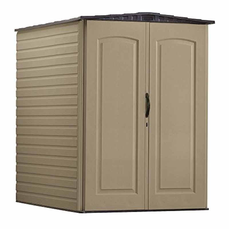 Rent to own Rubbermaid Plastic Large Outdoor Storage Shed,159 cu. ft