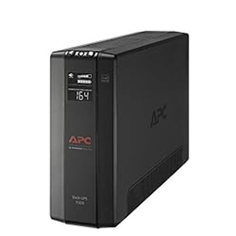 APC UPS 1500VA UPS Battery Backup and Surge Protector, BX1500M Backup Battery Power Supply, AVR, Dataline Protection