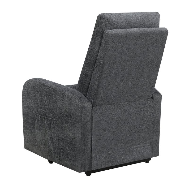Tufted Upholstered Power Lift Recliner - Grey