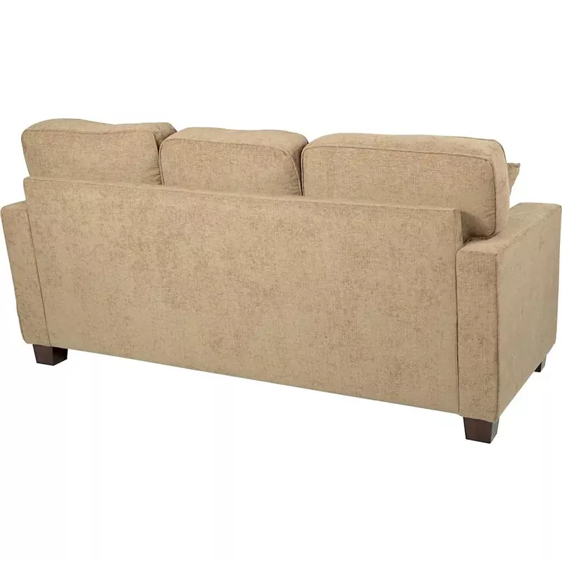 OSP Home Furnishings - Russell L-Shape Sectional Sofa - Brown