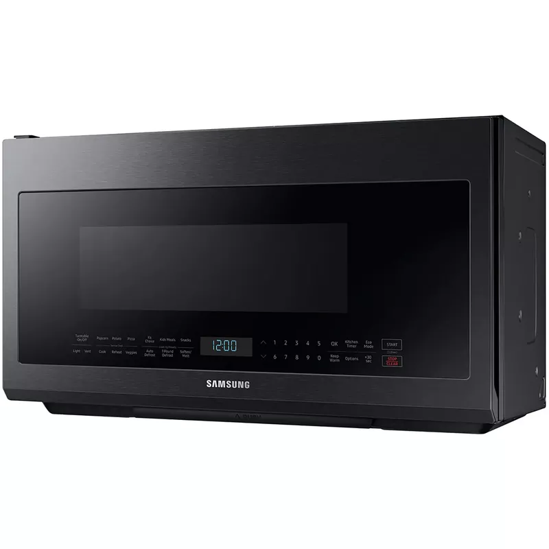 Samsung - 2.1 Cu. Ft. Over-the-Range Microwave with Sensor Cook - Black Stainless Steel