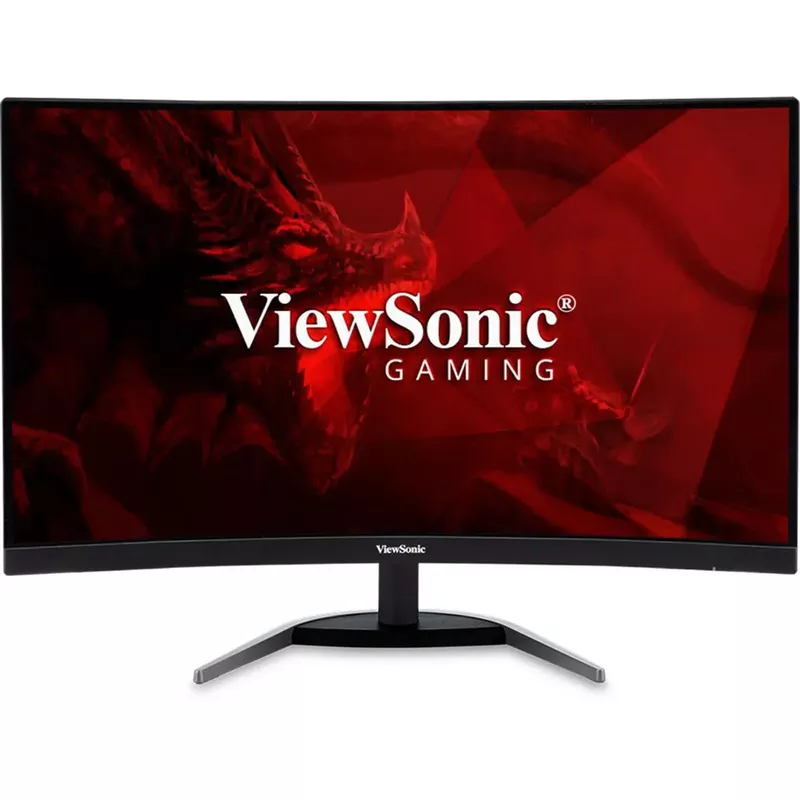 ViewSonic - OMNI VX2718-2KPC-MHD 27" LCD Curved QHD Adaptive Sync Gaming Monitor (DisplayPort and HDMI) - Black