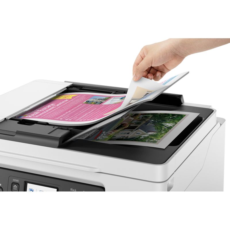 Left Zoom. Canon - MAXIFY MegaTank GX4020 Wireless All-In-One Inkjet Printer with Fax - White