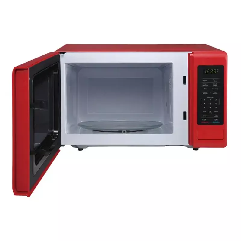 Magic Chef 0.9 cu. ft. Red Countertop Microwave Oven