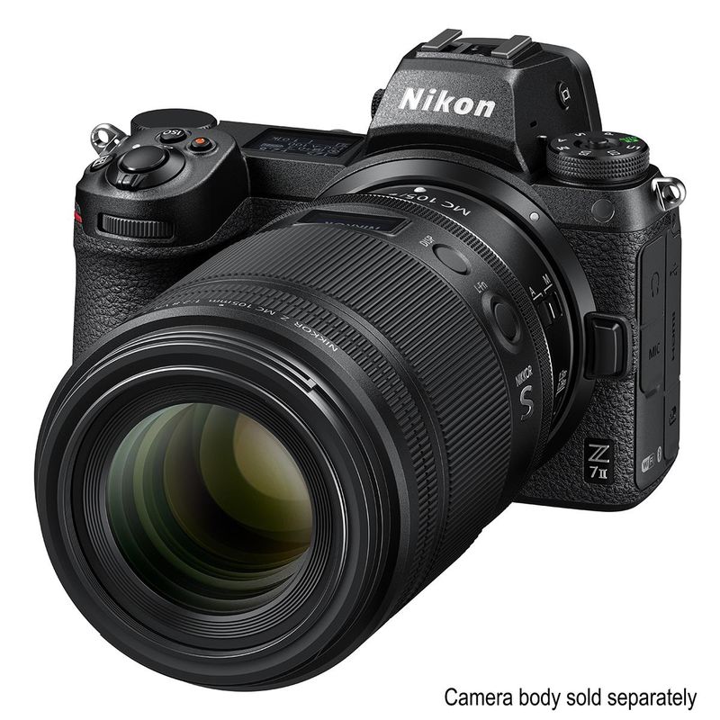 Nikon NIKKOR Z MC 105mm f/2.8 VR S Lens, Bundle with 62mm Multi Coated UV Slim Filter, Cleaning Cloth