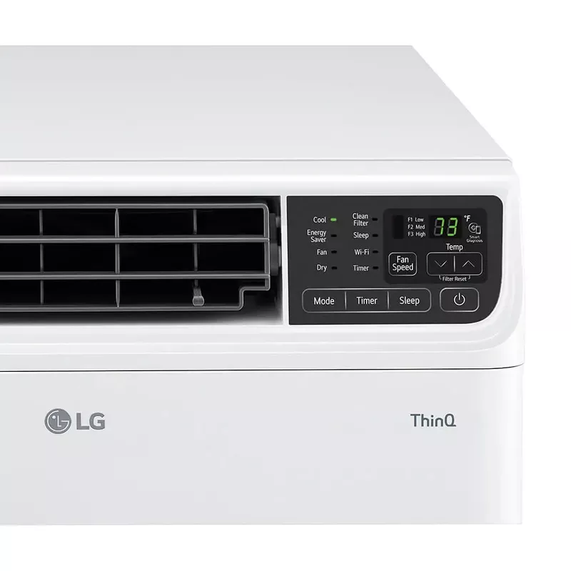 LG - 8,000 BTU Dual Inverter Smart Window Air Conditioner - White