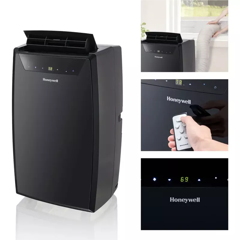 Honeywell - 11,000 BTU Portable Air Conditioner, Dehumidifier and Fan