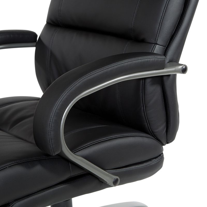 Big and Tall Executive Chair - Black Bonded Leather