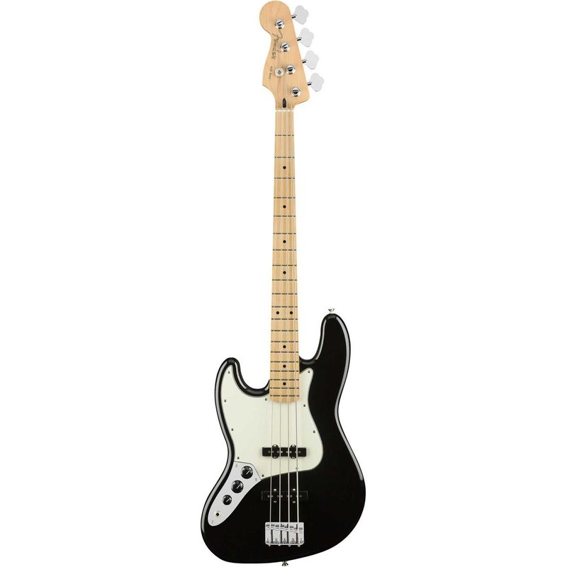 Fender Player Jazz Left-Handed Electric Bass Guitar, Maple Fingerboard, Black