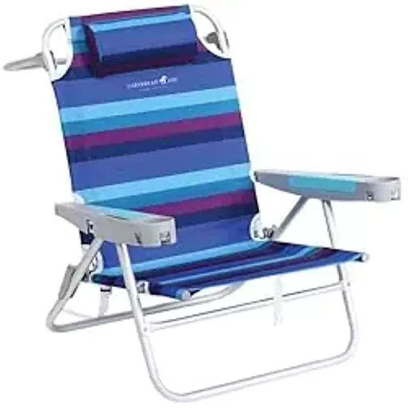 Rent to own CARIBBEAN JOE Folding Beach Chair, 5 Position Portable