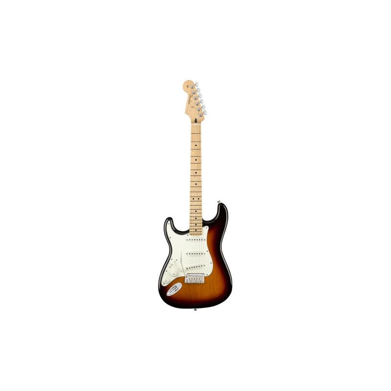 Fender Player Stratocaster Left-Handed Electric Guitar. Maple FB, 3-Color Sunburst