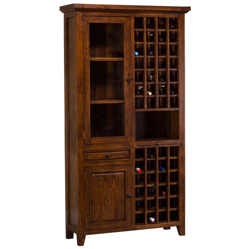 Hillsdale Furniture's Tuscan Retreat Tall Wine Storage - Wood/MDF - Brown