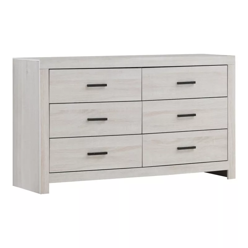 Marion 6-drawer Dresser Coastal White