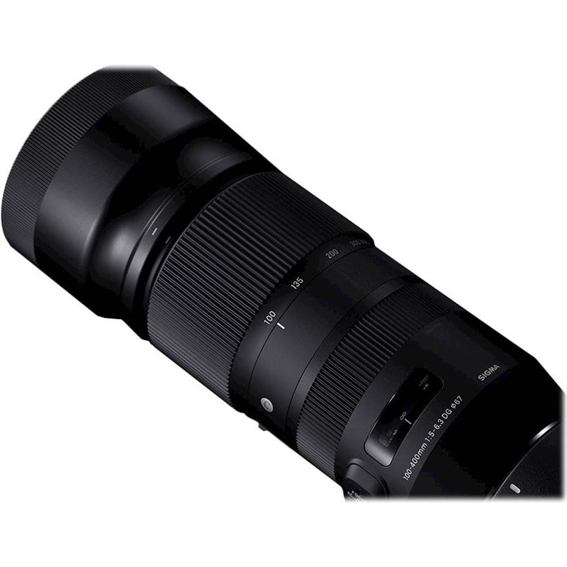 Sigma - Contemporary 100-400mm f/5.0-6.3 DG OS HSM Optical Telephoto Zoom Lens for Nikon F - Black